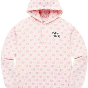 TEDDY FRESH Argyle XL Pink Hoodie